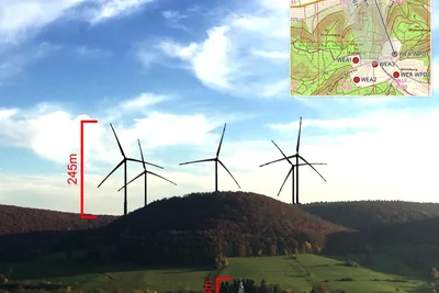 Weniger Strombedarf, mehr Windräder?