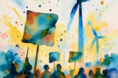 Sammlung von Presseartikeln